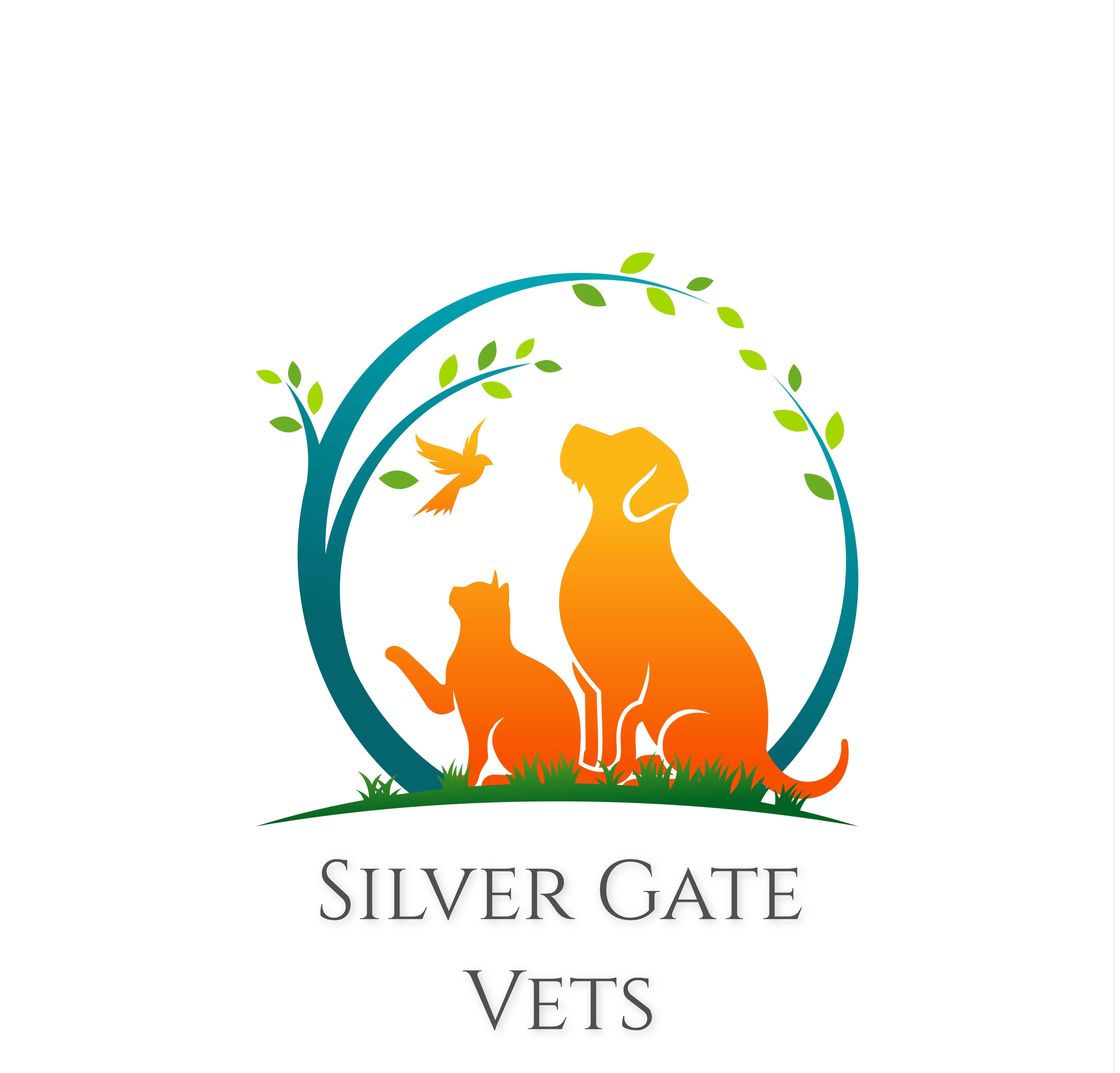 Cropped logo for Silver gate vets